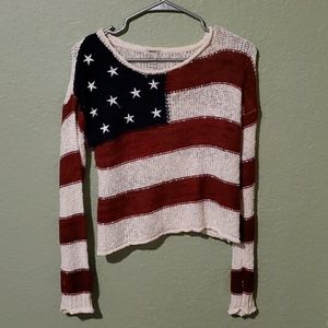 Forever 21 American Flag Sweater